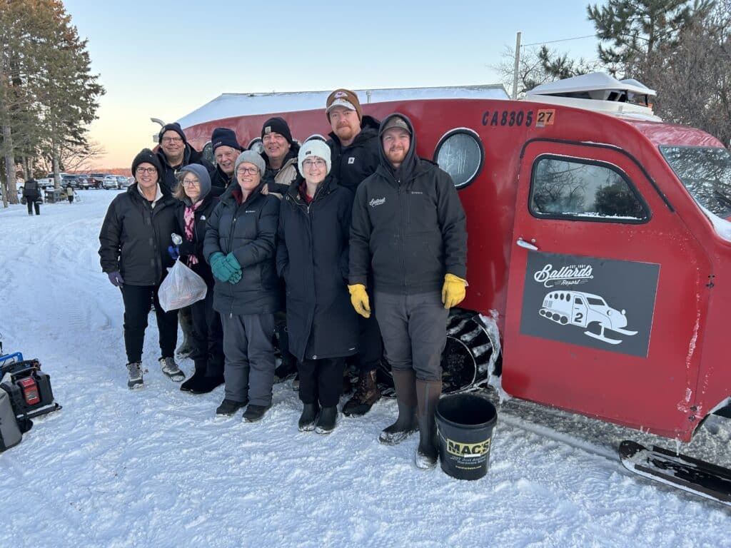 LAKE OF THE WOODS ICE FISHING. COUPLES TRIP.